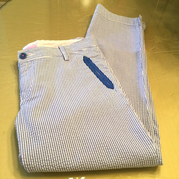 Lilly Pulitzer Pants - LILLY PULITZER SEERSUCKER PANTS